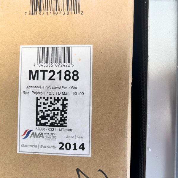 MT2188 AVA RADIATORE MOTORE MITSUBISHI PAJERO / L200 (00-06) - immagine 7