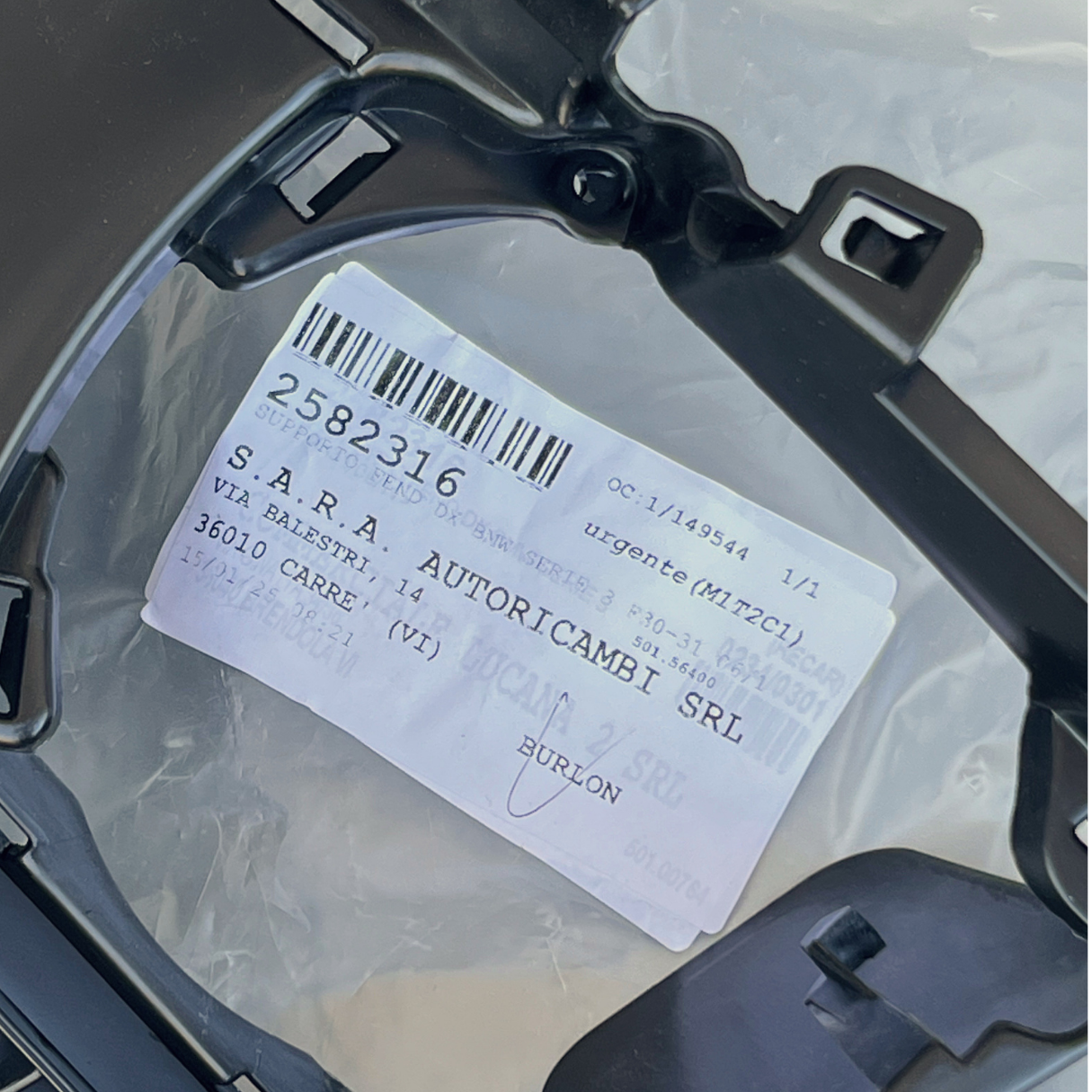 51117386362 SUPPORTO FENDINEBBIA DX BMW SERIE 3 (11-18) - immagine 4